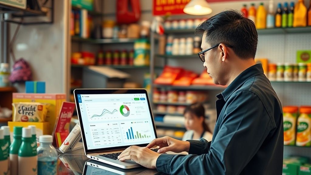 dashboard báo cáo kinh doanh - ảnh minh họa