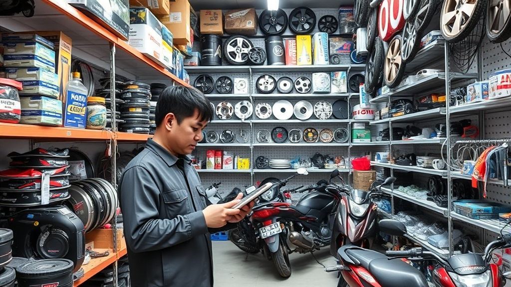 phần mềm quản lý kho phụ tùng tại Đồng Nai - ảnh minh họa