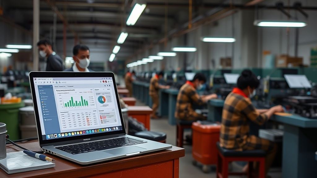 phần mềm quản lý tiến độ sản xuất - ảnh minh họa