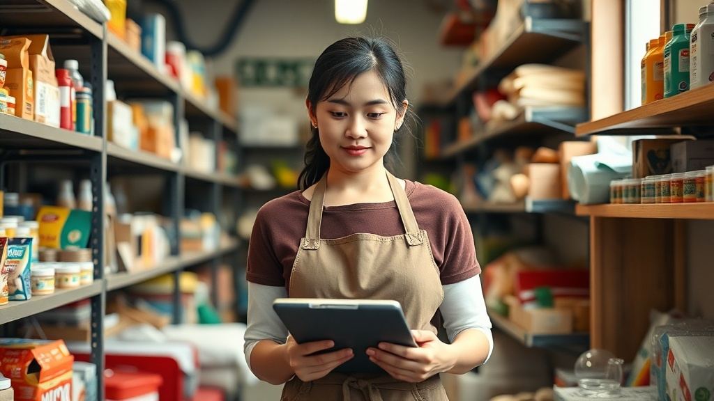 Cách báo cáo chênh lệch kho hàng tháng chi tiết cho chủ shop