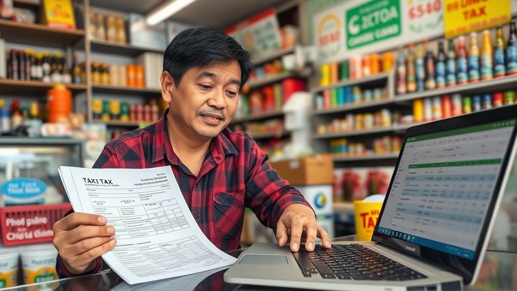 Cách kê khai thuế khoán hộ kinh doanh chi tiết 2026