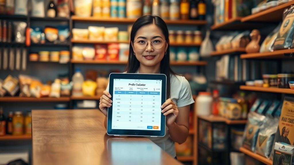Calculator tính lãi gộp / lãi ròng cửa hàng online