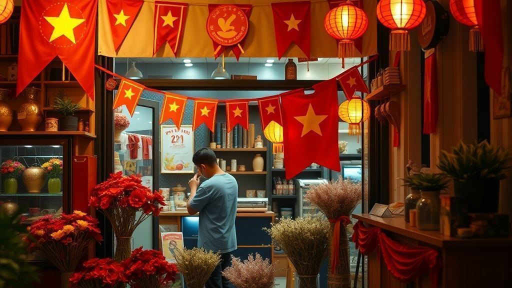 Lễ Quốc khánh 2/9 cho cửa hàng decor: Ý tưởng trang trí & kinh doanh