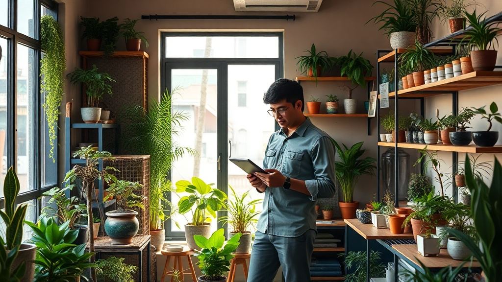 Phần mềm quản lý cây cảnh tại Hà Nội - Giải pháp cho shop