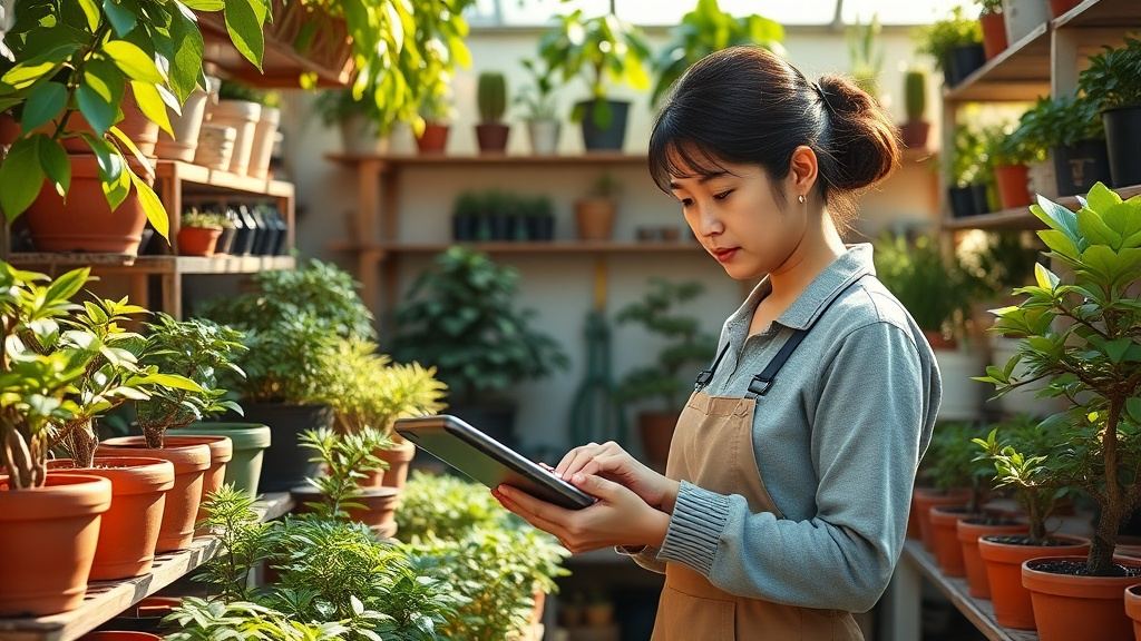 Phần mềm quản lý cây cảnh tại Long An - Giải pháp cho chủ vườn