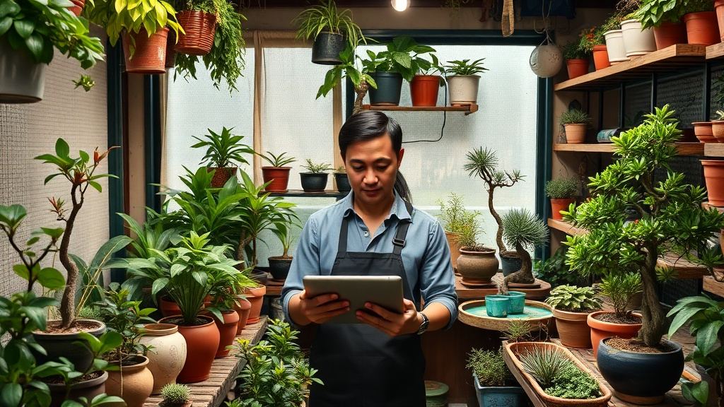 Phần mềm quản lý cây cảnh tại Long Xuyên (An Giang) - Giải pháp tối ưu