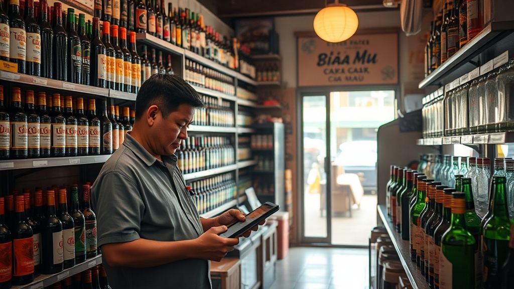 Phần mềm quản lý cửa hàng bia rượu tại Cà Mau 2026