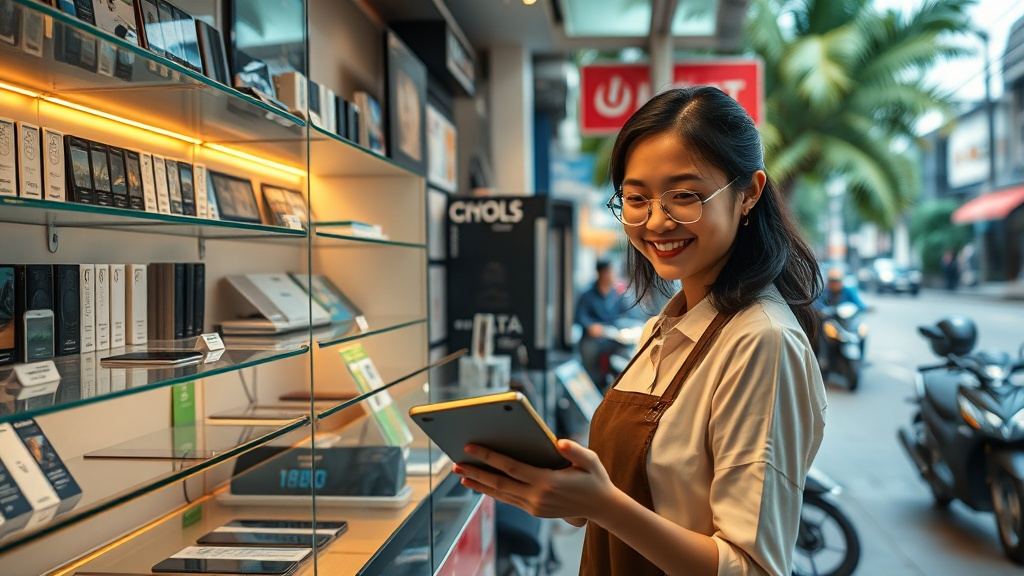 Phần mềm quản lý cửa hàng điện thoại tại Mỹ Tho (Tiền Giang) 2025