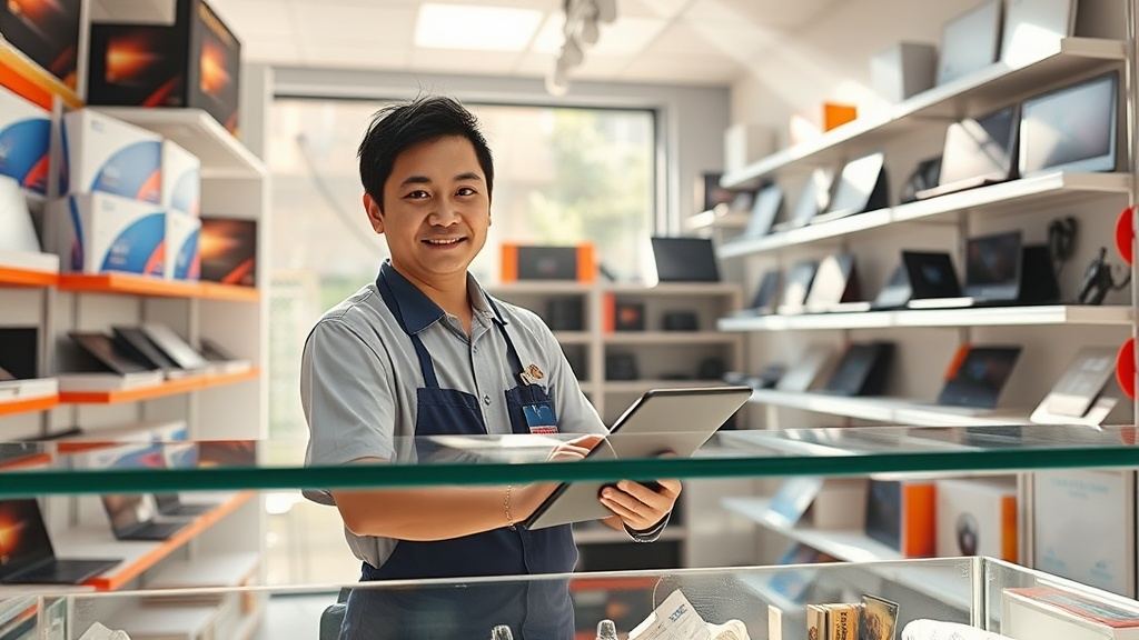 Phần mềm quản lý cửa hàng laptop tại Mỹ Tho (Tiền Giang) 2025