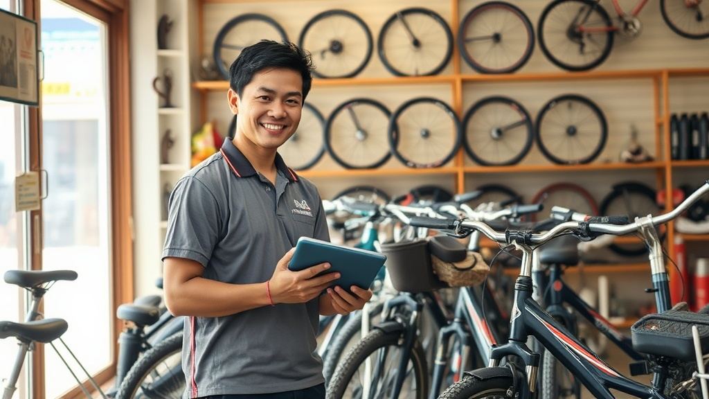 Phần mềm quản lý cửa hàng xe đạp tại Mỹ Tho (Tiền Giang)