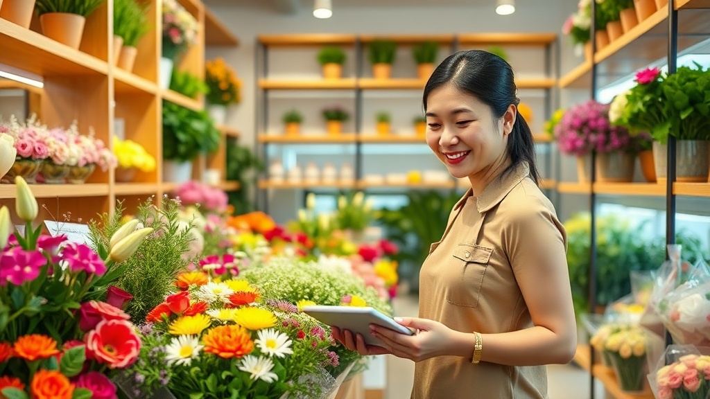 Phần mềm quản lý hoa tươi tại Hải Dương - Giải pháp cho chủ shop