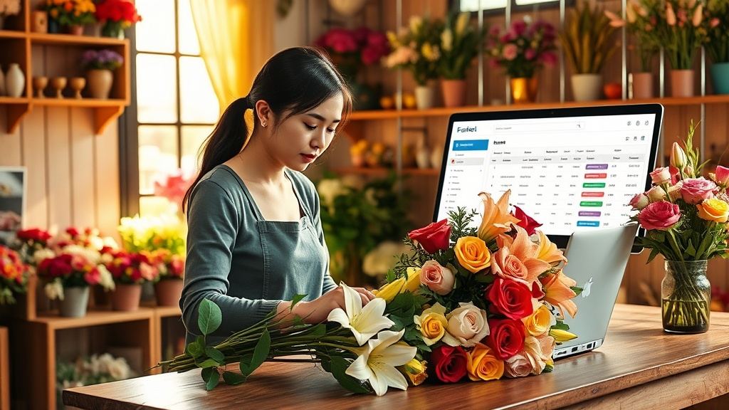 Phần mềm quản lý hoa tươi tại Long An - Giải pháp cho shop hoa