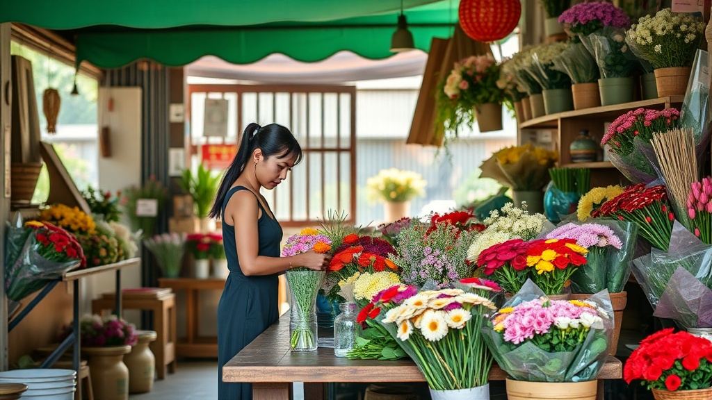 Phần mềm quản lý hoa tươi Long Xuyên An Giang - Giải pháp cho shop hoa