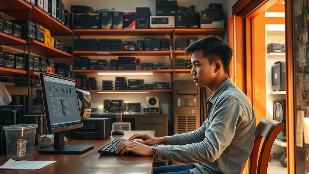 Phần mềm quản lý linh kiện máy tính tại Cà Mau