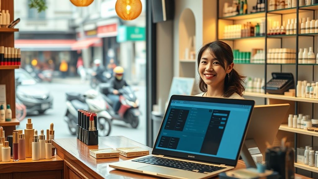 Phần mềm quản lý mỹ phẩm tại Hà Nội: Giải pháp tối ưu cho shop