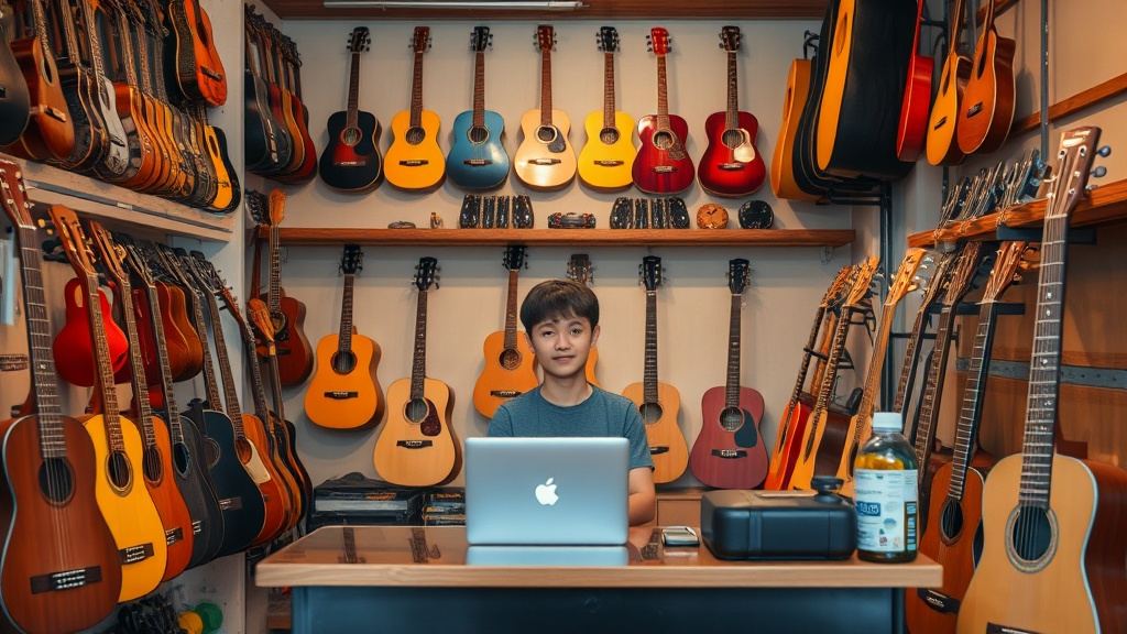 Phần mềm quản lý nhạc cụ tại Bến Tre - Giải pháp cho cửa hàng
