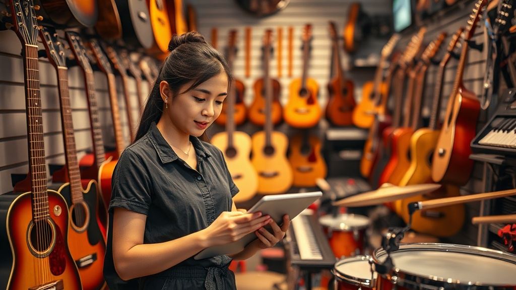 Phần mềm quản lý nhạc cụ tại Quảng Ngãi - Giải pháp tối ưu