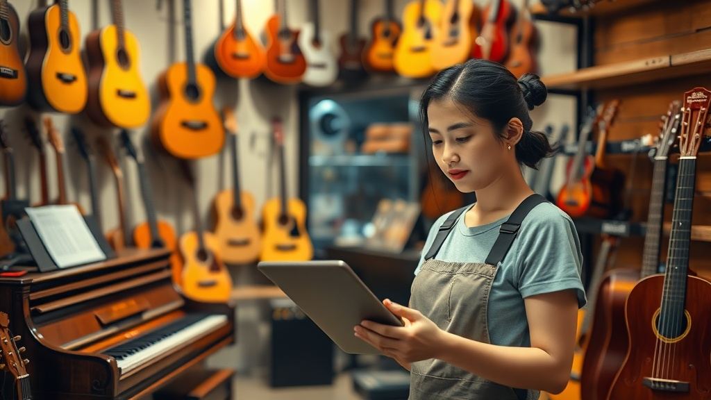 Phần mềm quản lý nhạc cụ tại Vĩnh Yên (Vĩnh Phúc) – Giải pháp tối ưu