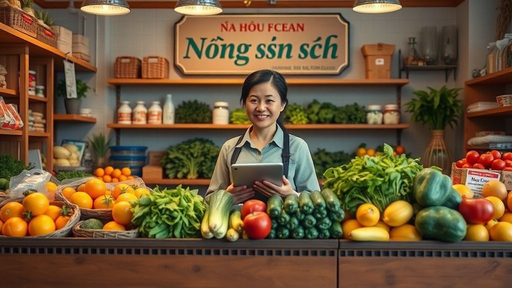 Phần mềm quản lý nông sản sạch tại Mỹ Tho (Tiền Giang)