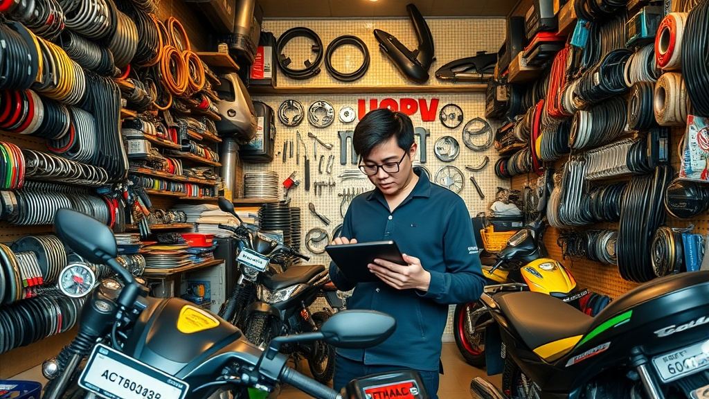 Phần mềm quản lý phụ tùng xe máy tại Bắc Ninh: Giải pháp tối ưu