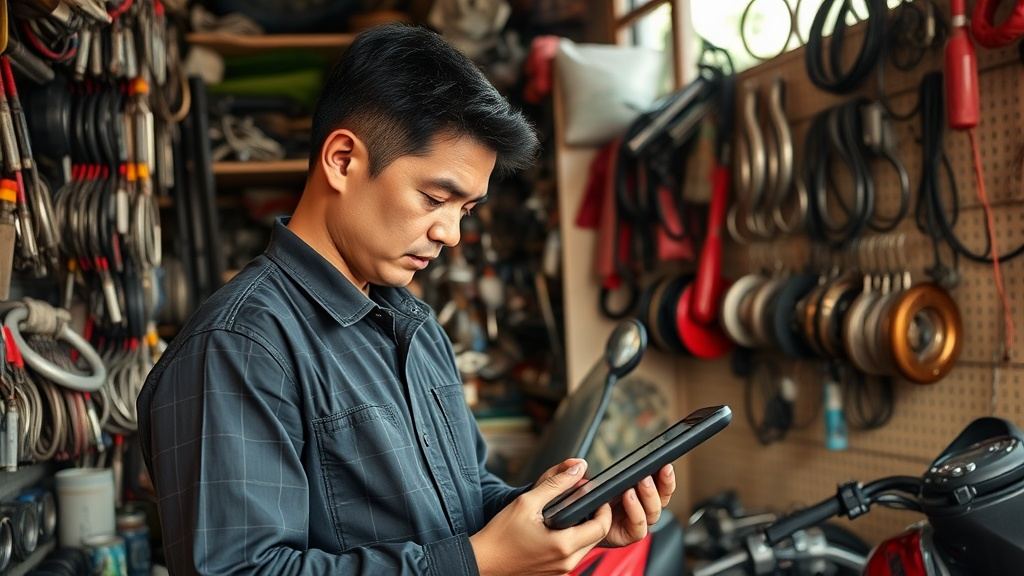 Phần mềm quản lý phụ tùng xe máy tại Bến Tre