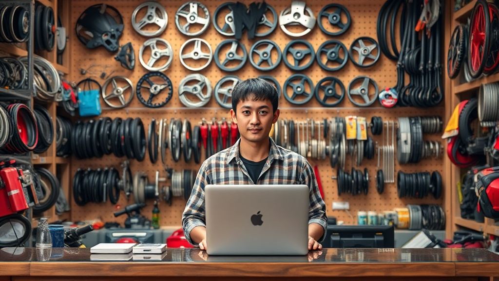 Phần mềm quản lý phụ tùng xe máy tại Bình Dương