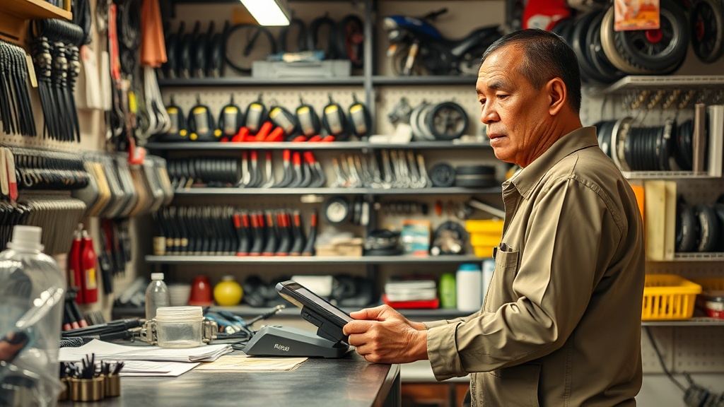 Phần mềm quản lý phụ tùng xe máy tại Cà Mau