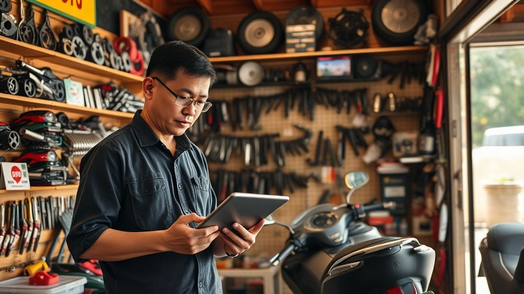 Phần mềm quản lý phụ tùng xe máy tại Hà Tĩnh 2026