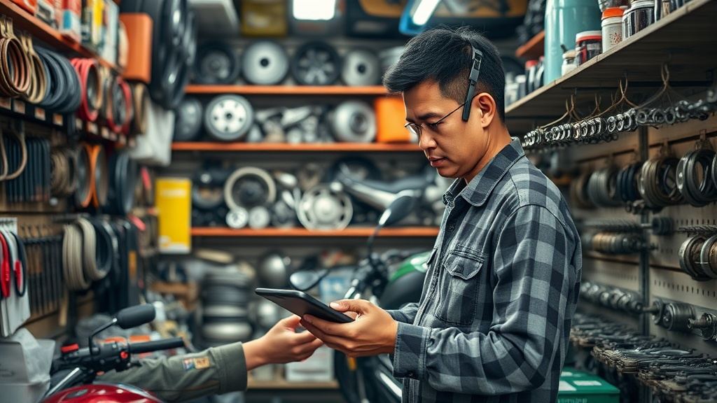 Phần mềm quản lý phụ tùng xe máy tại Long An | Giải pháp tối ưu