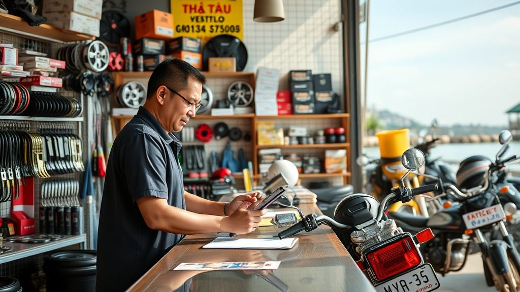 Phần mềm quản lý phụ tùng xe máy tại Quy Nhơn (Bình Định) - Giải pháp tối ưu