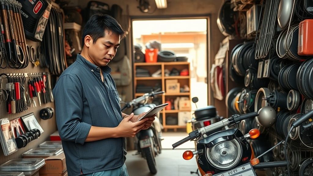 Phần mềm quản lý phụ tùng xe máy tại Tam Kỳ (Quảng Nam) - Giải pháp 2026