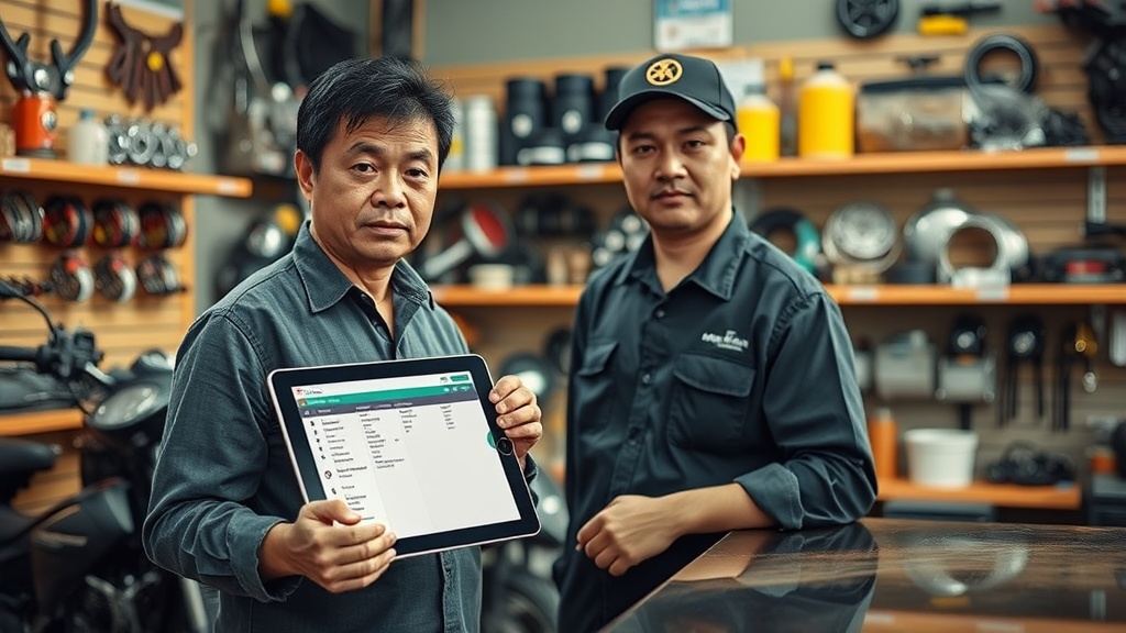 Phần mềm quản lý phụ tùng xe máy tại Vĩnh Long 2026