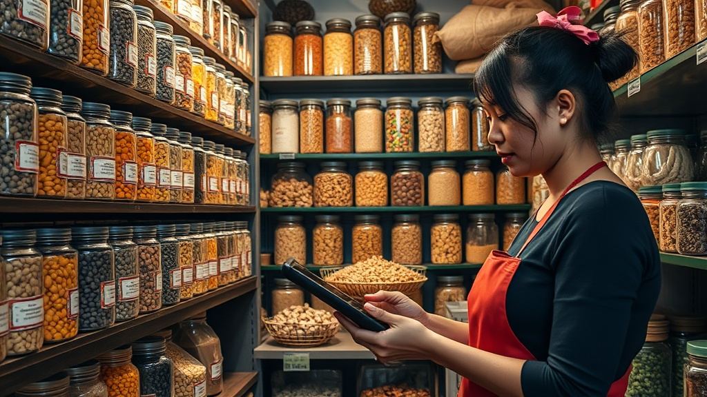 Phần mềm quản lý thực phẩm khô tại Hà Nội: Giải pháp cho cửa hàng