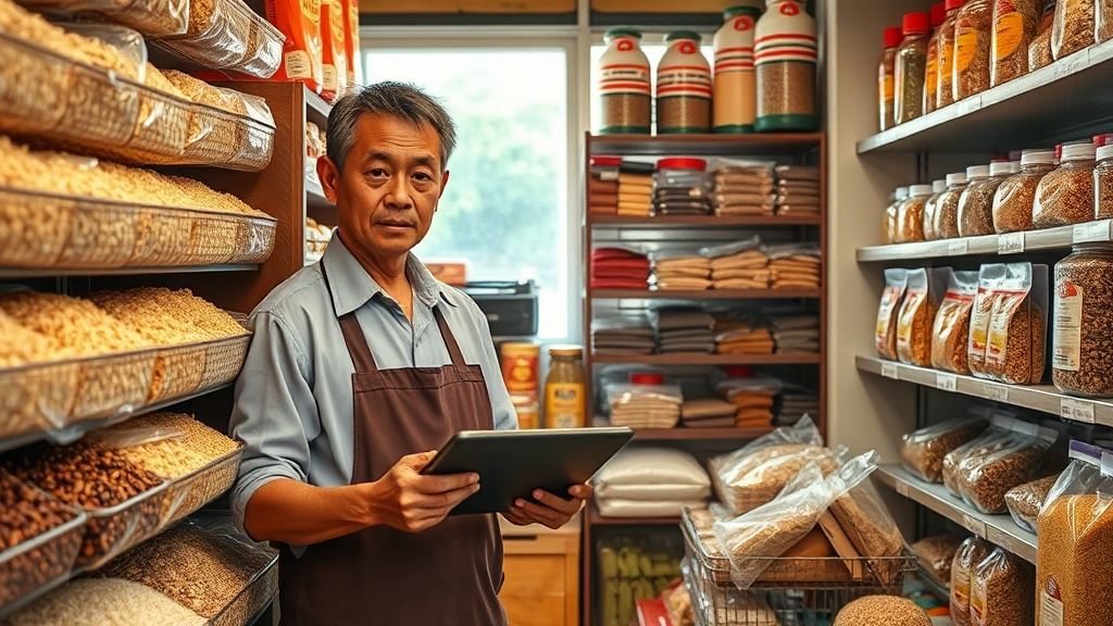 Phần mềm quản lý thực phẩm khô tại Mỹ Tho (Tiền Giang) - Giải pháp tối ưu