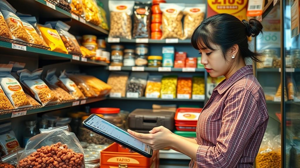 Phần mềm quản lý thực phẩm khô tại Nha Trang - Giải pháp cho chủ shop