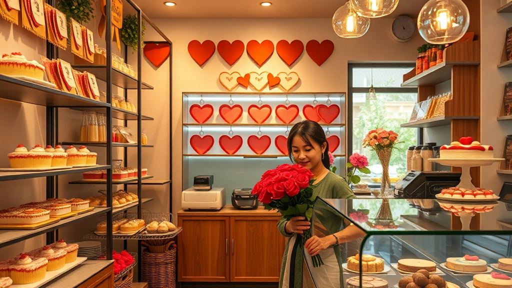 Sale Valentine 14/2: Chiến dịch cho tiệm bánh, hoa, quà