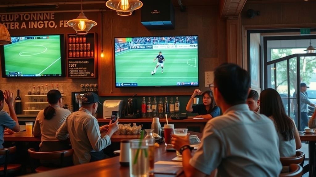 Sự kiện thể thao quốc tế — cafe livestream: Bí kíp hút khách