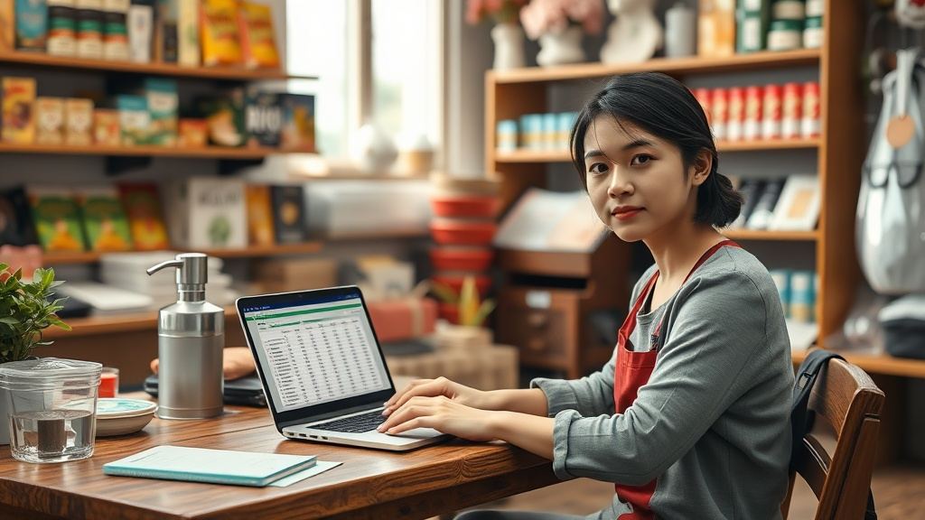 Template Excel quản lý kho cơ bản cho chủ shop Việt