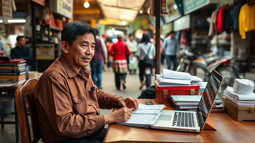 Thuế khoán vs thuế kê khai: Phương pháp tính thuế hộ KD